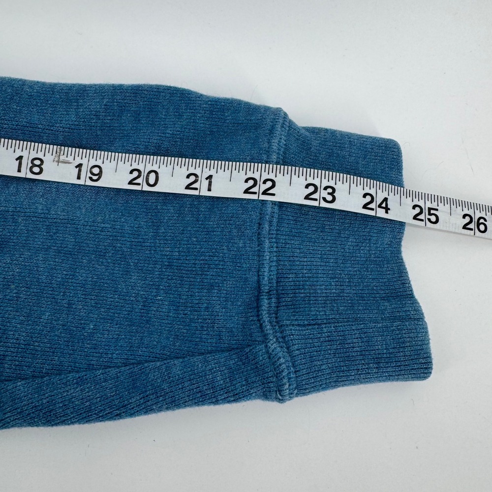 Polo Ralph Lauren Quarter Zip Pullover Mens XL Blue Cotton Pony Logo Sweater - Picture 6 of 10
